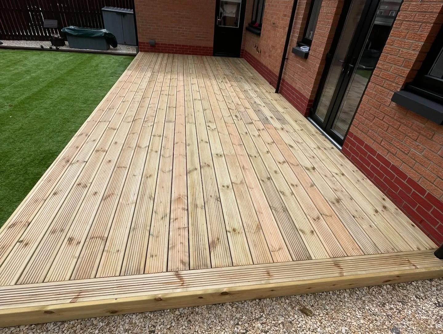 Timber decking project 2 completed in Stevenston, Glasgow
